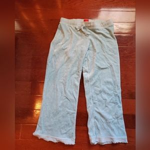 Velour Pants light blue